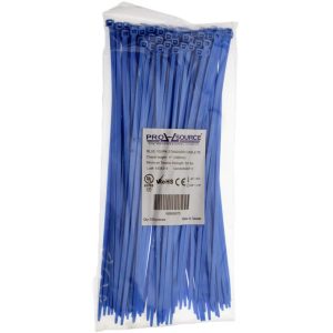 Cable Tie Duty: 11" Long, Blue, Nylon, Standard