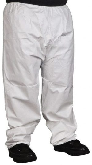 Pack of 50 Size M, Microporous Spun Bonded Polyolefin General Purpose Work Pants