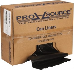 Contractor Trash Bags: 33 gal, 3 mil, 50 Pack