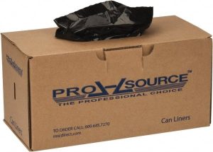Trash Bag: 56 gal, 1.55 mil, Pack of (50)