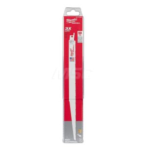 Reciprocating Saw Blade: 12" Long, 3/4" Wide, Bi-Metal