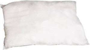 32 Qty 1 Pack 9" Long x 9" Wide x 2" High, White Sorbent Pillow