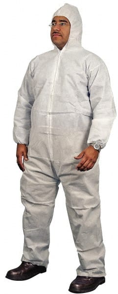 25 Qty 1 Pack Size M SMS Chemical Resistant Coveralls