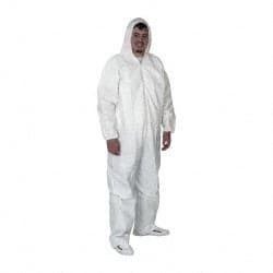 25 Qty 1 Pack Size 2XL Film Laminate Chemical Resistant Coveralls