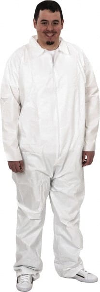 25 Qty 1 Pack Size M Film Laminate Chemical Resistant Coveralls