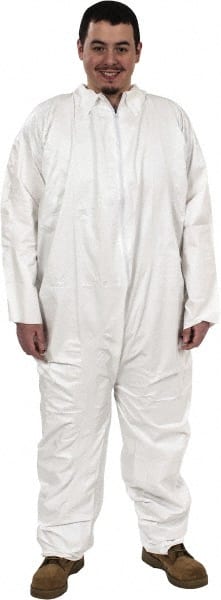 25 Qty 1 Pack Size 4XL Film Laminate Chemical Resistant Coveralls