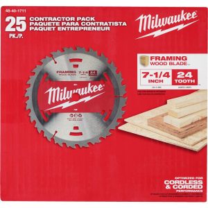 Wet & Dry-Cut Saw Blades; Blade Diameter (Inch): 7-1/4 ; Blade Material: Carbide ; Blade Thickness (Decimal Inch): 0.3000 ; Arbor Hole Diameter (Inch): 5/8 ; Number of Teeth: 24 ; Application: Cutting; Framing; Woodworking; Construction