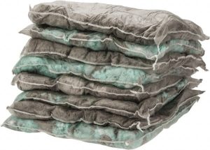 16 Qty 1 Pack 18" Long x 18" Wide x 2" High, Gray Sorbent Pillow