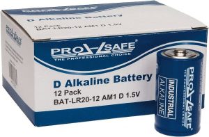 Pack of 12 Size D, Alkaline, Standard Batteries