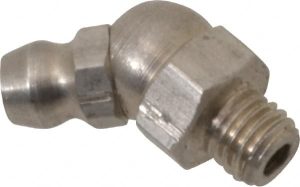 Standard Grease Fitting: 45 ° Head, 1/4-28 PTF