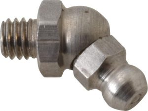 Standard Grease Fitting: 45 ° Head, M6 x 1 Metric