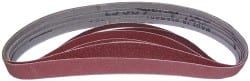 Abrasive Belt: 3/8" Wide, 13" Long, 120 Grit, Aluminum Oxide