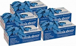Disposable Gloves: Size Large, 8 mil, Nitrile