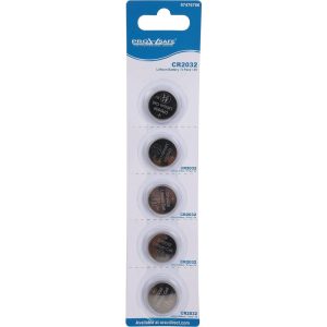Lithium Coin Cell Battery: 5 Batteries, CR2032