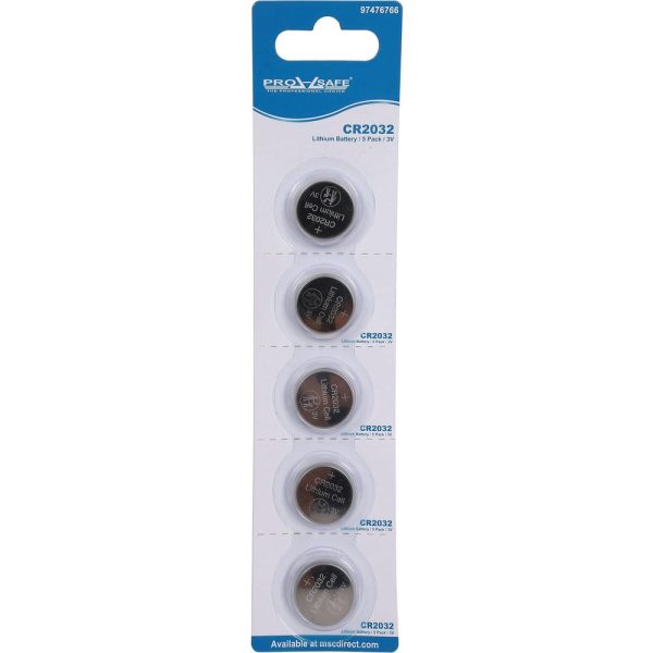 Lithium Coin Cell Battery: 5 Batteries, CR2032