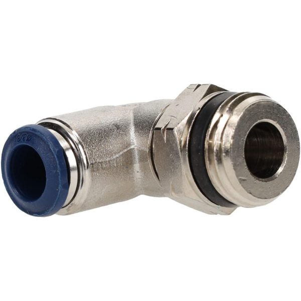 Push-To-Connect Tube to Universal Thread Tube Fitting: 1/2" Thread, 3/8" OD