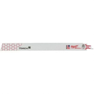 Reciprocating Saw Blade: 12" Long, Bi-Metal