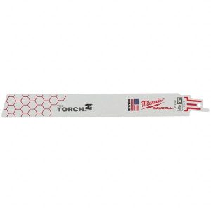 Reciprocating Saw Blade: 6" Long, Bi-Metal