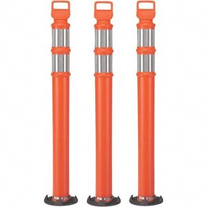 3 6-Piece Kits 45" High x 6" Wide, Reflective Delineator Post