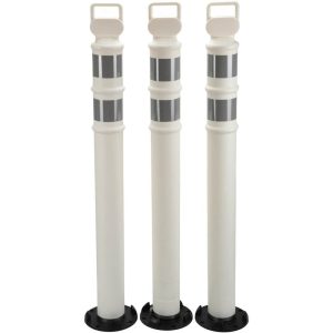 3 6-Piece Kits 45" High x 6" Wide, Reflective Delineator Post