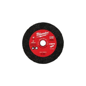 Cut-Off Wheel: 3" Dia, 3/64" Thick, 3/8" Hole, Aluminum Oxide