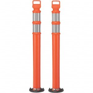 2 4-Piece Kits 45" High x 6" Wide, Reflective Delineator Post