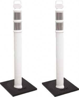 2 4-Piece Kits 45" High x 7" Wide, Reflective Delineator Post