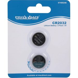 Lithium Coin Cell Battery: 2 Batteries, CR2032