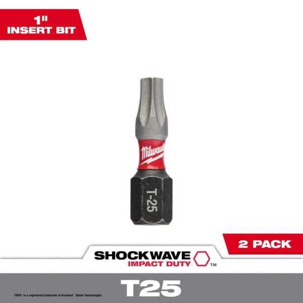 Power & Impact Screwdriver Bits & Holders; Bit Type: Torx; Insert Bit ; Hex Size (Inch): 1/4 ; Drive Size: 1/4 ; Body Diameter (Inch): 1/4 ; Torx Size: T25 ; Overall Length (Inch): 1
