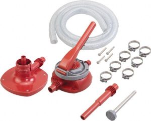 1" Outlet, 4.4 GPM, Polyacetal Hand Operated Diaphragm Pump
