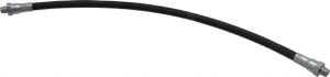 18" Long, 5,800 psi Operating Pressure, Polyamide (Inner Tubing) & Polyurethane (Sheath) Grease Gun Hose
