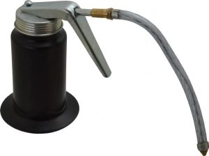 180 mL Capcity, 6" Long Flexible Spout, Pistol-Grip Oiler