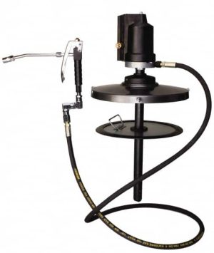 Air-Operated Pump: 1 lb/min, Grease Lubrication, Steel