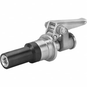 Grease Gun Hydraulic Coupler: 1/8" NPT (F), 6,000 Operating psi