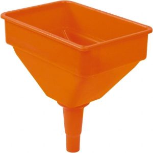 1.2 Gallon Capacity, Polyethylene, Oil Funnel
