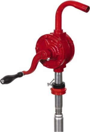 Hand-Operated Drum Pumps; Pump Type: Rotary Type Barrel ; Strokes Per Gallon: 16.000 ; Outlet Size (Inch): 3/4 ; Material: Cast Iron ; For Use With: Diesel; Heating Oils; Kerosene; Lubricating Oils Upto SAE 90; Motor Oil ; Drum Size: 15 to 55 gal