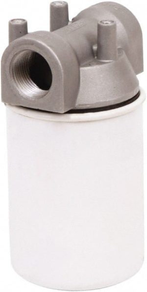Plumbing Cartridge Filter: 3.94" OD, 5.91" Long, 10 micron, Steel & Aluminum