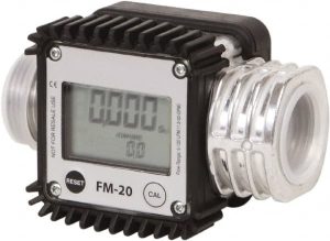 1" NPT Port Electronic Digital Flowmeter & Totalizer