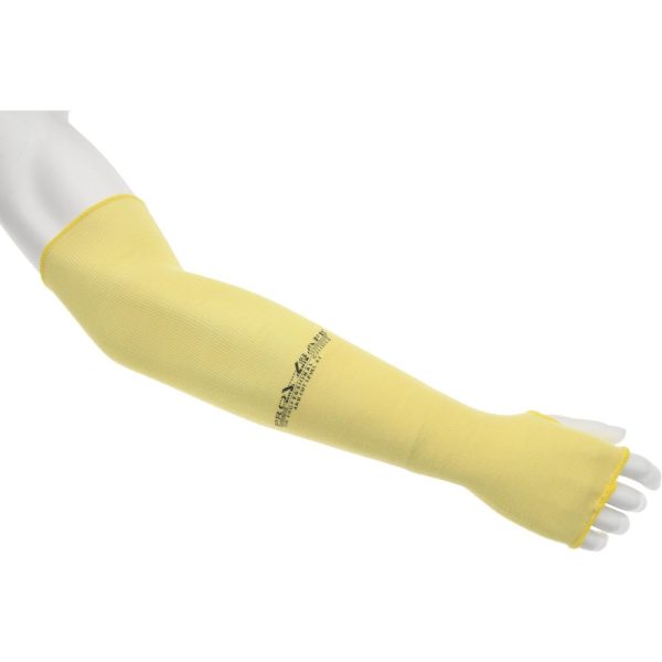 Cut-Resistant Sleeves: Size Standard, Kevlar, Yellow