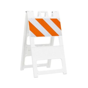 24 Inch Wide x 45-1/2 Inch High, Reflective, Plastic Type I Barricade