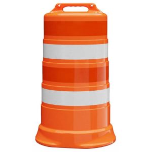 41.27" High x 23" Wide Reflective Round Barrel