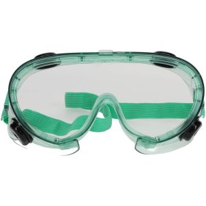 Safety Goggles: Chemical Splash, Uncoated, Clear Polycarbonate Lenses