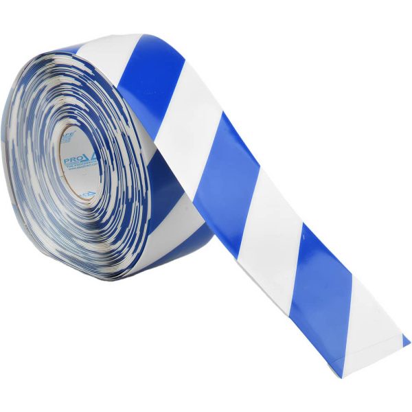 Floor & Aisle Marking Tape: 4" Wide, 100' Long, 50 mil Thick, Polyvinylchloride