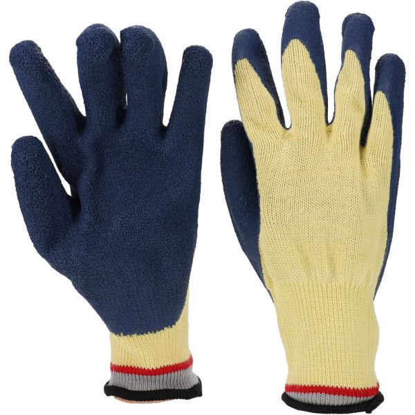 Cut, Puncture & Abrasive-Resistant Gloves: Size XL, ANSI Cut A4, ANSI Puncture 4, Kevlar