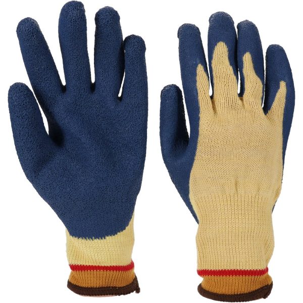 Cut, Puncture & Abrasive-Resistant Gloves: Size L, ANSI Cut A4, ANSI Puncture 4, Kevlar