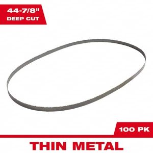 Portable Bandsaw Blade: 1/2" Wide, 0.02" Thick, 18 TPI