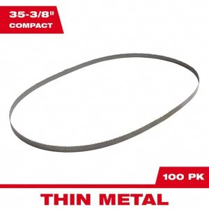 Portable Bandsaw Blade: 1/2" Wide, 0.02" Thick, 18 TPI