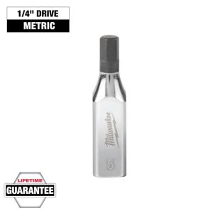 Hand Hex & Torx Bit Sockets; Socket Type: Hex Bit ; Hex Size (mm): 5.000 ; Insulated: No ; Tether Style: Not Tether Capable ; Material: S2 Steel ; Overall Length (Decimal Inch): 0.3333