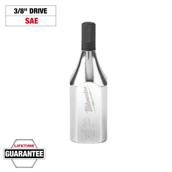 Hand Hex & Torx Bit Sockets; Socket Type: Hex Bit ; Hex Size (Inch): 3/16 ; Insulated: No ; Tether Style: Not Tether Capable ; Material: S2 Steel ; Overall Length (Decimal Inch): 0.5625