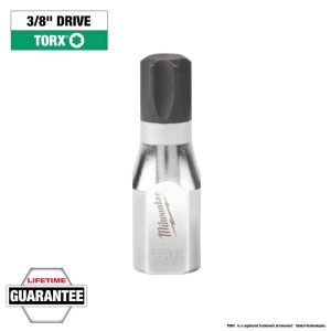 Hand Hex & Torx Bit Sockets; Socket Type: Torx Bit ; Drive Size (Fractional Inch): 3/8 ; Torx Size: T60 ; Bit Length (mm): 17.46 ; Bit Length (Inch): 11/16 ; Bit Length (Decimal Inch): 0.6875